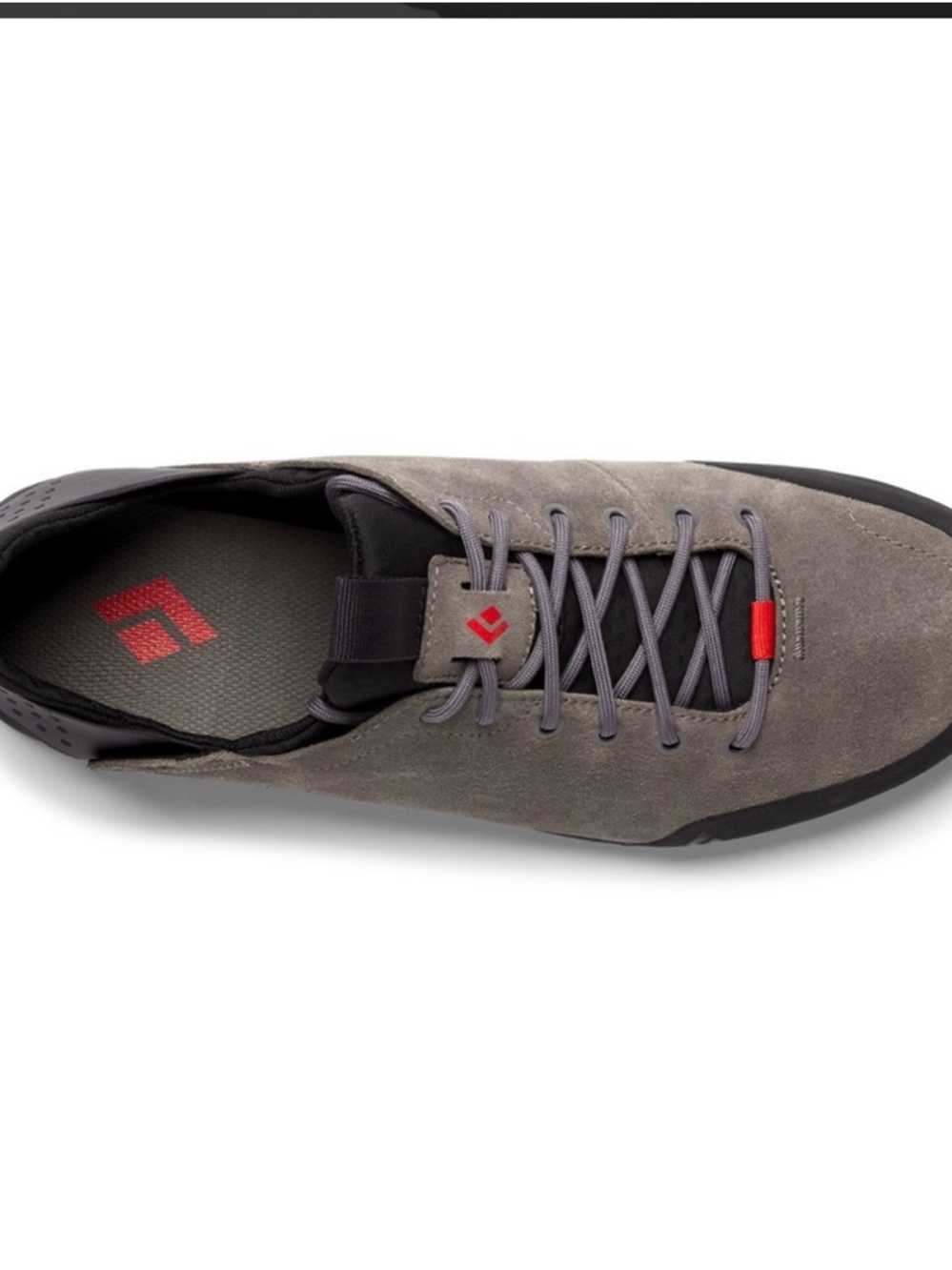 Black Diamond Beige and Black Suede Lace-Up Sneakers - Picture 2 of 5
